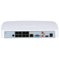 8-канальный AI сетевой POE видеорегистратор с распознованием лиц DHI-NVR2108-8P-I2