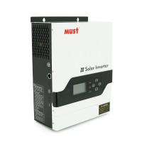 Гiбрiдний ДБЖ MUST PV18-1512VPM, 1500W, 12V, ток заряда 10/20А, 160-275V, MPPT (60А, 15-145 Vdc)