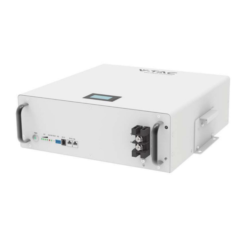 Акумуляторна батарея V-TAC VT48100E-W LiFePO4 51,2V 100Аh 5.12kWh,(100/100A)585x565x275mm, 50,67kg