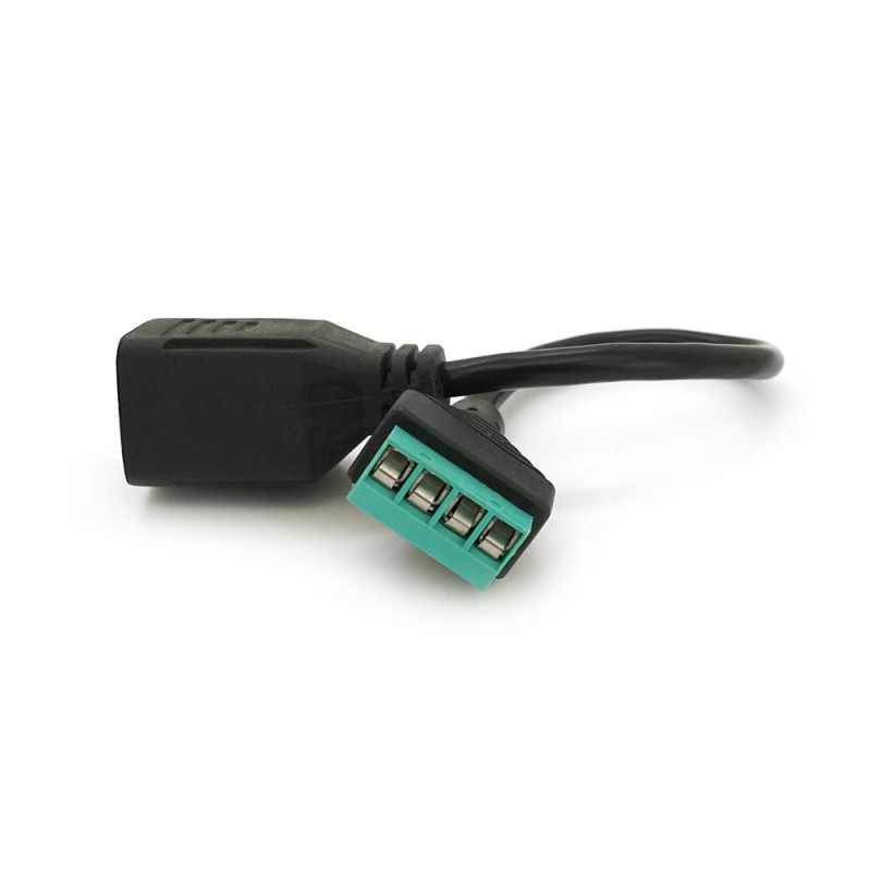 Разъем для подключения RJ-45(F) (4 контакта) с клеммами под кабель Q100