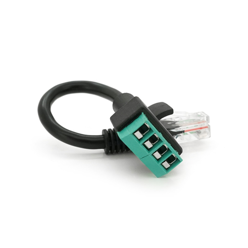 Роз'єм для підключення RJ-45(M) (4 контакти) з клемами під кабель Q100