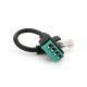 Роз'єм для підключення RJ-45(M) (4 контакти) з клемами під кабель Q100