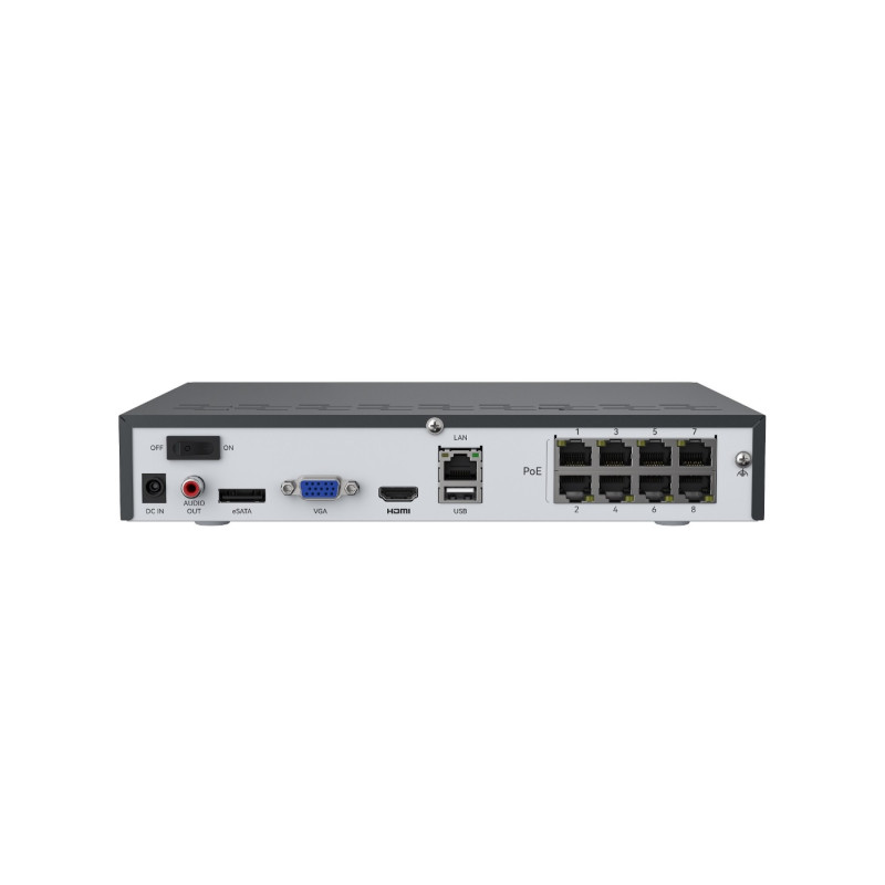 8-канальный POE видеорегистратор Reolink NVS8 (RLN8-410) HDD 2ТВ в комплекте