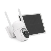 4 Мп 4G поворотная уличная видеокамера Voltronic с солнечной панелью и встроенными АКБ 10400mA UBox IPPTZ14425 2.8mm