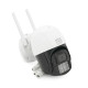3Мп Wi-Fi видеокамера уличная с микрофоном SD/картой YOSO YO-IPC57D3MP50 PTZ 2.8mm V380