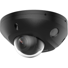 4Мп Smart Hybrid Light купольна відеокамера з мікрофоном Hikvision DS-2CD2543G2-LIS2U Black (2.8 мм)