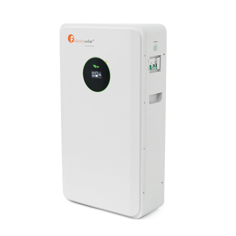 Акумулятор FelicityESS LiFePO4 FLA48100-EU 48v 100Ah, BMS 100A@16S, 5.12kW, до 6 parallel, CAN&RS485, IP21, 6000Cycles, 775*425*209,55kg