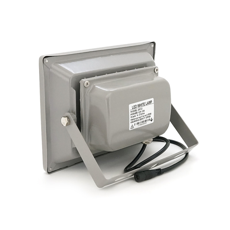 Прожектор спрямований із сутінковим датчиком 12V 24W, 20LED, IP66, кут огляду 60°, 177*138*71мм, BOX