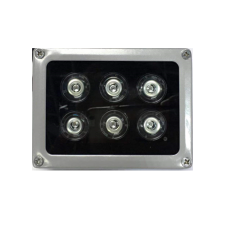ІЧ-прожектор HYYS6R. 220V, 6W, 6LED, IP66, 850Нм, кут огляду 90 °, дальність до 70м.