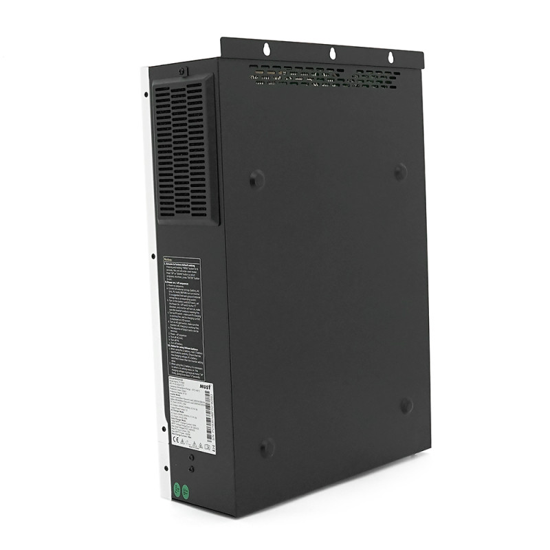 Гібридний інвертор MUST PV18-6048ECO. 6000W, 48V, струм заряду 100A, 170-280V, MPPT (100А, 60-360 Vdc), 318×454×122.5 мм. 9 кг.