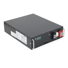 Акумуляторна батарея(рекова) V-TAC VT-51201-B LiFePO4 5.12kWh 100Ач,(100/100A) 445*400*130,41kg