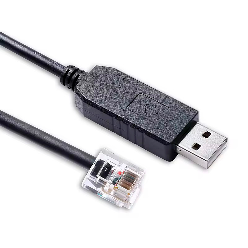 Кабель зв'язку Dyness PL2303 USB-RJ12 (6P6C) для консолі літієвої батареї