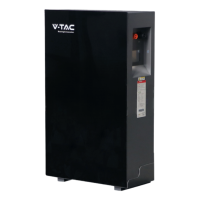 Аккумуляторная батарея V-TAC VT-16076B LiFePO4 51.2V 314Ah, 16,07kWh, BMS 140A, CAN/485, 7000Cycles, 16-Parallel, Bluetooth, IP20, 510*242*862mm, 143