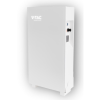Аккумуляторная батарея V-TAC VT-16076W LiFePO4 51.2V 314Ah, 16,07kWh, BMS 140A, CAN/485, 7000Cycles, 16-Parallel, Bluetooth, IP20, 510*242*862mm, 143