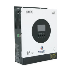 Гибридный инвертор ENERGY PROMAX VM II-1600W-12V, 2000VA/1600W, 12V, ток заряда 16-80А, MPPT 80А, 290*367*111мм, 6,4 кг