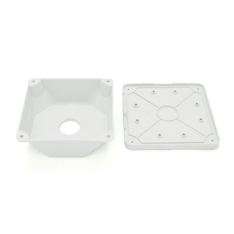 Універсальна монтажна коробка для встановлення відеокамер СЕКО SK-Q130W White, IP66, 130х130х50мм