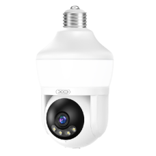 3 Мп поворотна внутрішня відеокамера XO CR14 Pro Magic Bulb 500W Pixel Bluetooth Sightsys H264 4mm, в цоколь Е27