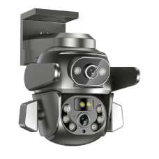 4 Мп поворотна вулична відеокамера XO CR04 EU Robot 400W Pixel Dual Screen Outdoor Dome Camera (2.4G Wireless WiFi) CareCam
