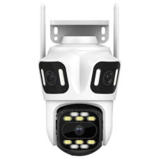 Відеокамера 3Мп Wi-Fi/LAN з тремя об'єктивами вулична SD/карта PP-IPC46708MP3IR30 PTZ 3,6mm, ICSee