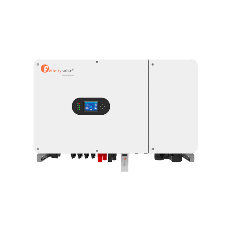 Гібридний інвертор трифазний високовольтний Felicity IVGM50KHP3G2 50kW(160-800V) MPPT(150-850V) 50A/2 HY(Parallel)