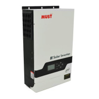 Гібридний інвертор MUST PH18-5248PRO, 5200W, 48V, струм заряду 1-60А, 160-275V, MPPT (80А, 450 Vdc), 490х300х150